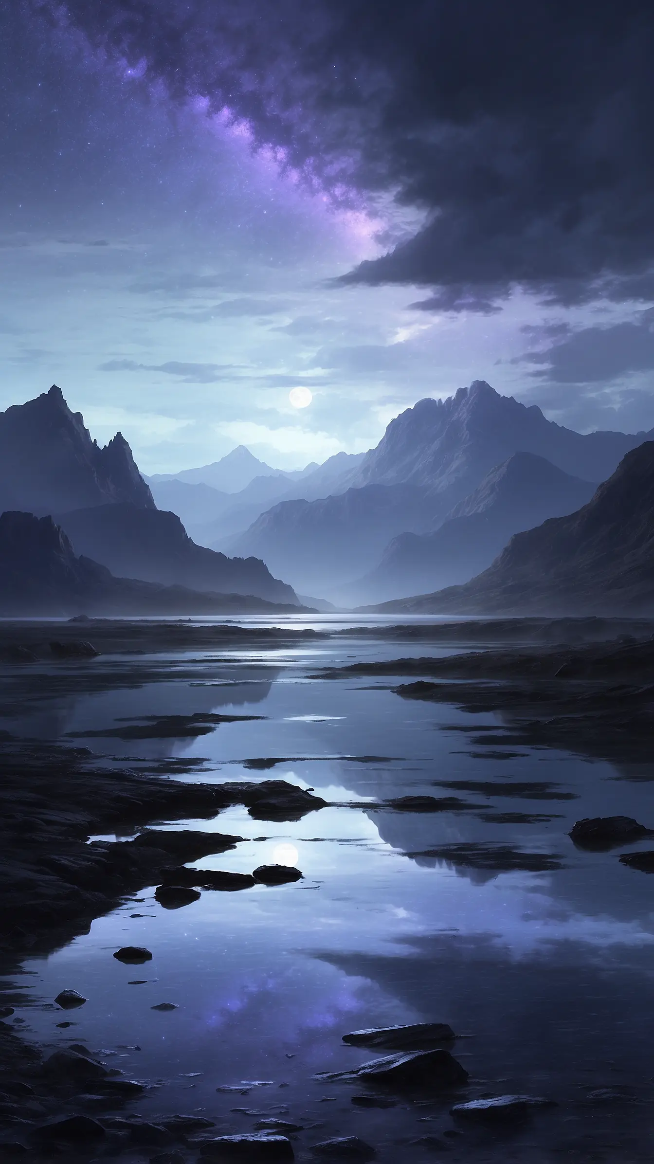 Mystical background for constellations scene