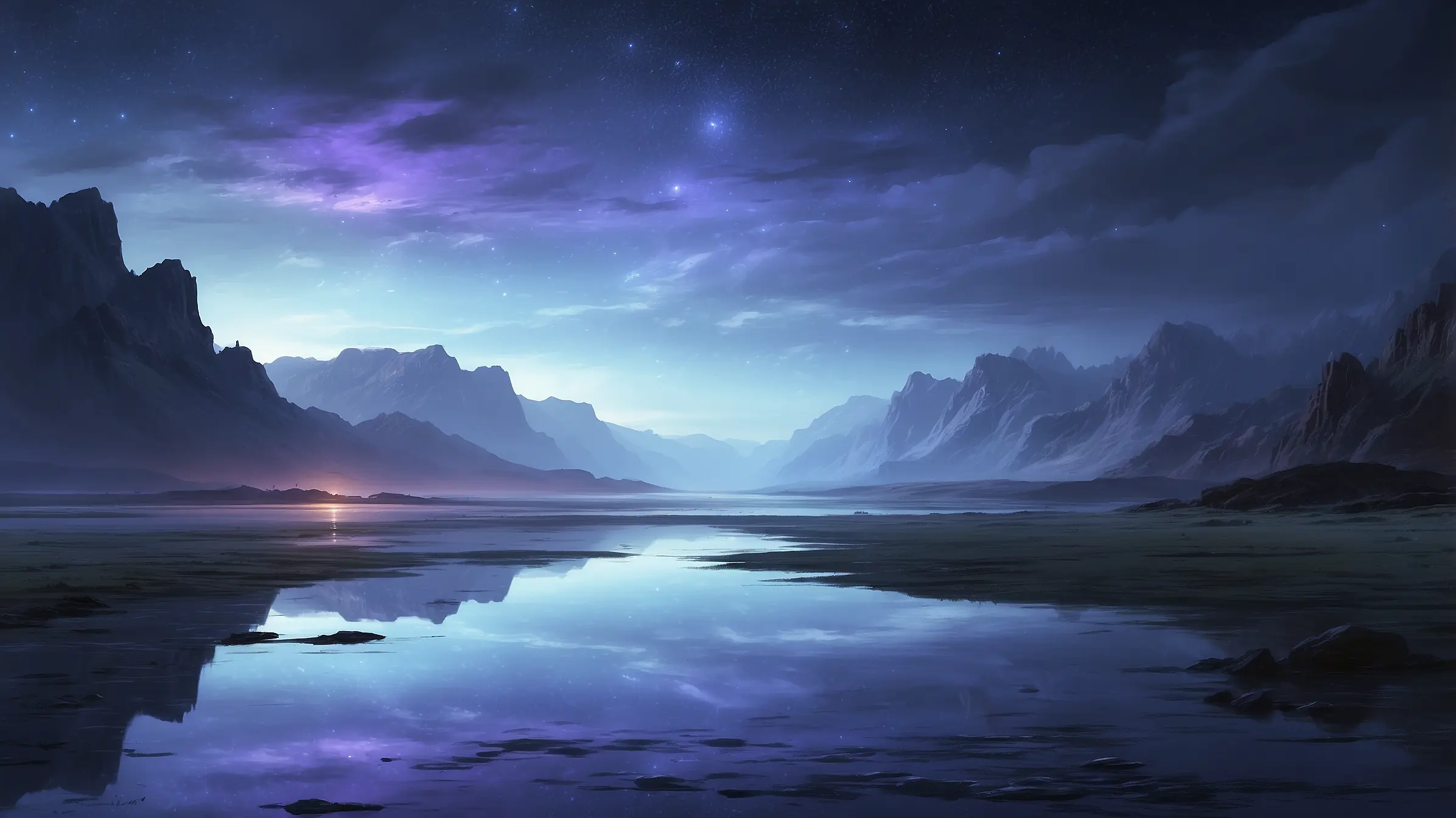 Mystical background for constellations scene
